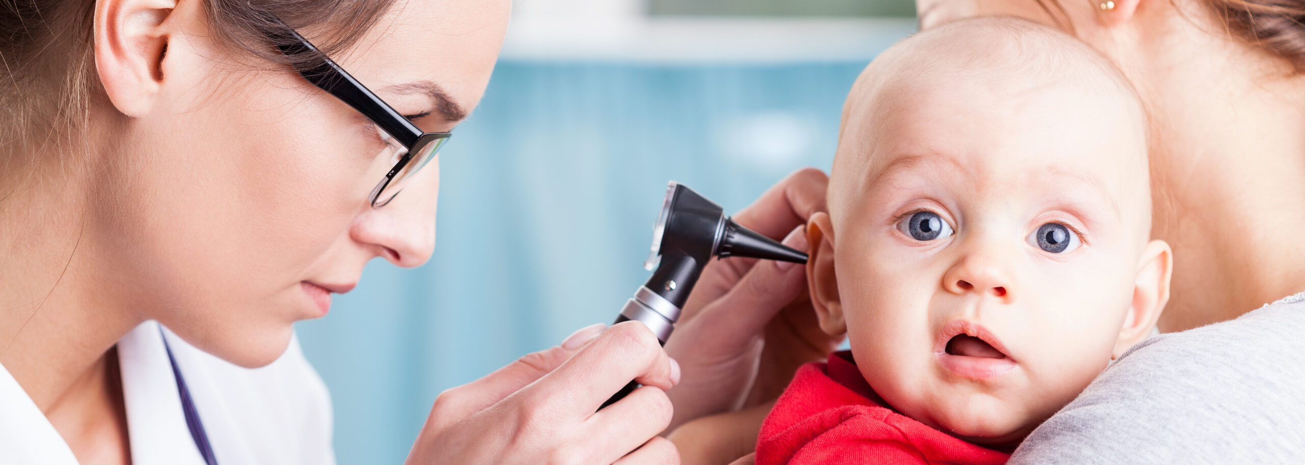 Babies and children suffering from hearing loss